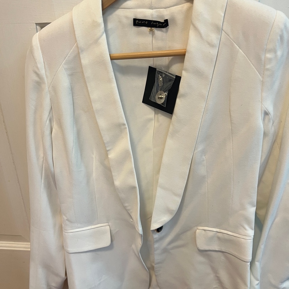 Ivory Women's Blazer by Pure Sugar NWT M